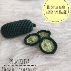 Ücretsiz Amigurumi Tarif: Minik Salatalık Yapımı
