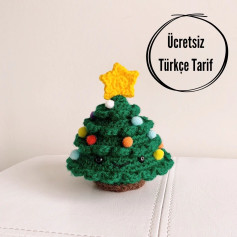 Ücretsiz Amigurumi Yılbaşı Ağacı Yapım Kılavuzu