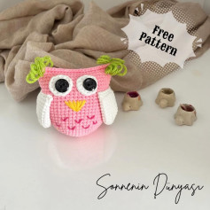 Ücretsiz Baykuş Örgü Deseni: Sevimli Pembe Amigurumi Tarifi