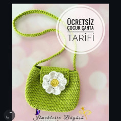Ücretsiz Çocuk Çanta Tarifi: Zarif Çiçek Detaylı Móc Len Deseni