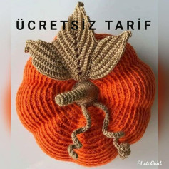 Ücretsiz Kabak Şeklinde Örgü Modeli ve Yapılışı