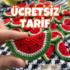 Ücretsiz Karpuz Motifi Tığ İşi Tarifi