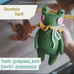 Ücretsiz Kurbağa Amigurumi Tarifini Keşfedin: Sevimli Oyuncak Yapımı