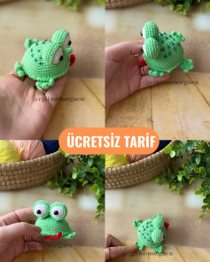 Ücretsiz Kurbağa Örgü Tarifi: Kolay ve Sevimli Amigurumi Modeli