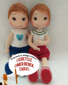 Ücretsiz Ömer Bebek Tarifi: Sevimli Amigurumi Oyuncakları Yapın