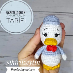 Ücretsiz Ördek Anahtarlık Tarifi: Sevimli Amigurumi Yapımı