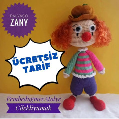 Ücretsiz Palyaço Amigurumi Tarifi: Adım Adım Renkli Bir Proje