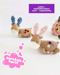 Ücretsiz Tarif: Sevimli Amigurumi Geyik Yapımı İçin Adım Adım Kılavuz