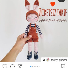 Ücretsiz Tavşan Amigurumi Tarifi ile Sevimli Oyuncak Yapımı