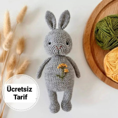 Ücretsiz Tavşan Amigurumi Tarifi: Sevimli Oyuncak Yapımı