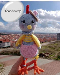 Ücretsiz Tavuk Amigurumi Tarif ile Eğlenceli Örgü Projesi