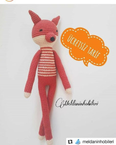 Ücretsiz Tilki Amigurumi Örgü Tarifi ile Eğlenceli Proje