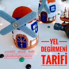 Yel Değirmeni Şeklinde Zarif Amigurumi Tasarım Rehberi
