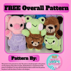 Adorable Animal Overall Crochet Pattern for Beginners