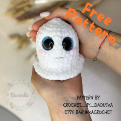 Adorable Crochet Ghost Free Pattern for Beginners