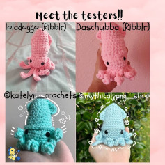 Adorable Crochet Squid Patterns by Talented Crafters