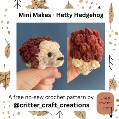 Adorable No-Sew Crochet Hedgehog Pattern for Craft Enthusiasts