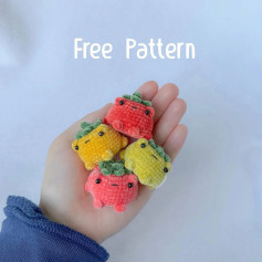 Adorable Plush Fruit Toys Crochet Pattern for Beginners