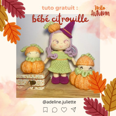 Amigurumi Bébé Citrouille pour Halloween : Tutoriel Facile