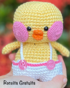 Amigurumi Pato Fofo de Crochê com Receitas Grátis