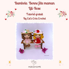 Bambola Bonne fête maman Lili-Rose Tutoriel gratuit