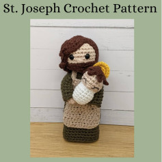 Charming St. Joseph and Child Crochet Pattern for Beginners
