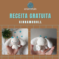 Cinnamoroll: Receita Gratuita de Amigurumi Fofo e Fácil