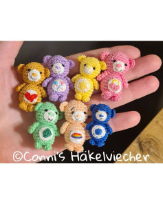 Colorful Crochet Bears: Amigurumi Patterns for Miniature Toys