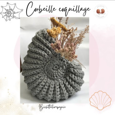 Corbeille coquillage : Tutoriel crochet pour un projet élégant
