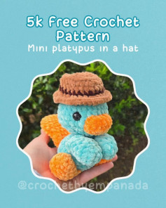 Create a Cute Mini Platypus with Free Crochet Pattern