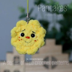 Create a Cute Sunny Pancake with This Crochet Pattern