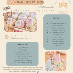 Create a Cute Tulip Mateo with Free Crochet Pattern