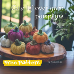Create Adorable Pumpkins with Leftover Yarn - Free Crochet Pattern