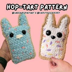 Create Cute Hop-Tart Plushies with This Fun Crochet Pattern