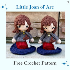 Create Your Own Little Joan of Arc Crochet Doll Pattern