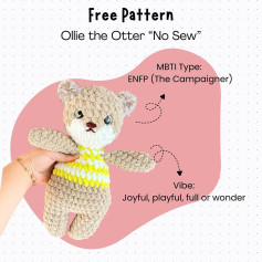 Create Your Own Ollie the Otter with This Free Crochet Pattern