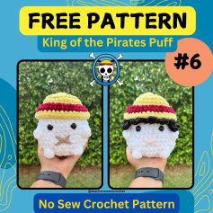 Create Your Own Pirate King Crochet Plush with No Sewing Required