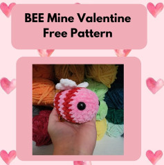 Crochet a Cute Bee for Valentines Day: Free Pattern