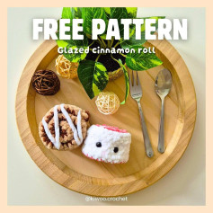 Crochet a Cute Cinnamon Roll Amigurumi with Free Pattern