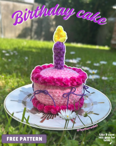 Crochet Birthday Cake Pattern: Create a Fun and Festive Decoration