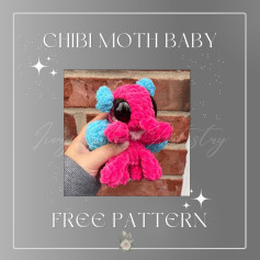Crochet Chibi Moth Baby: Adorable Free Pattern Guide