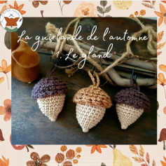 Crochet de Glands d’Automne pour Débutants Facile et Rapide