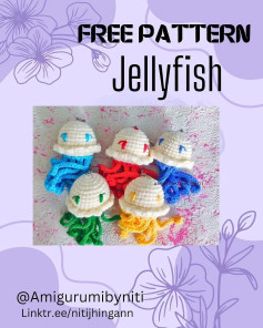 Crochet Jellyfish Pattern for Beginners - Free and Easy Guide