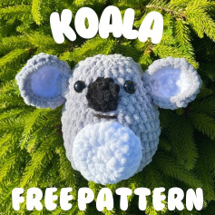 Crochet Koala Amigurumi Free Pattern for Beginners