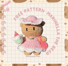 Crochet Marinella the Bear with Free Pattern Instructions