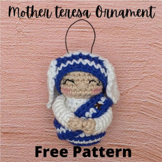 Crochet Mother Teresa Ornament Free Pattern Guide