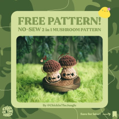 Crochet No-Sew Mushroom Pattern: Cute and Easy DIY Project