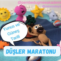 Crochet Pattern: Dolphin and Sun Dream Marathon