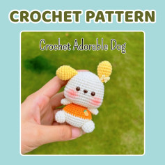 Crochet Pattern for a Cute Little Dog Amigurumi