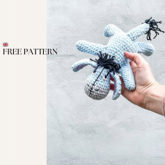 Crochet Pattern for Adorable Donkey Plush Toy